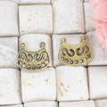 19x17MM Zinc Alloy Hollow Charm Pendant for DIY Necklace Bracelet Jewelry Making