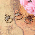 21x17MM Antique Silver Zinc Alloy Smiling Sun Cloud Charm Pendant for DIY Necklace Bracelet Jewelry Making