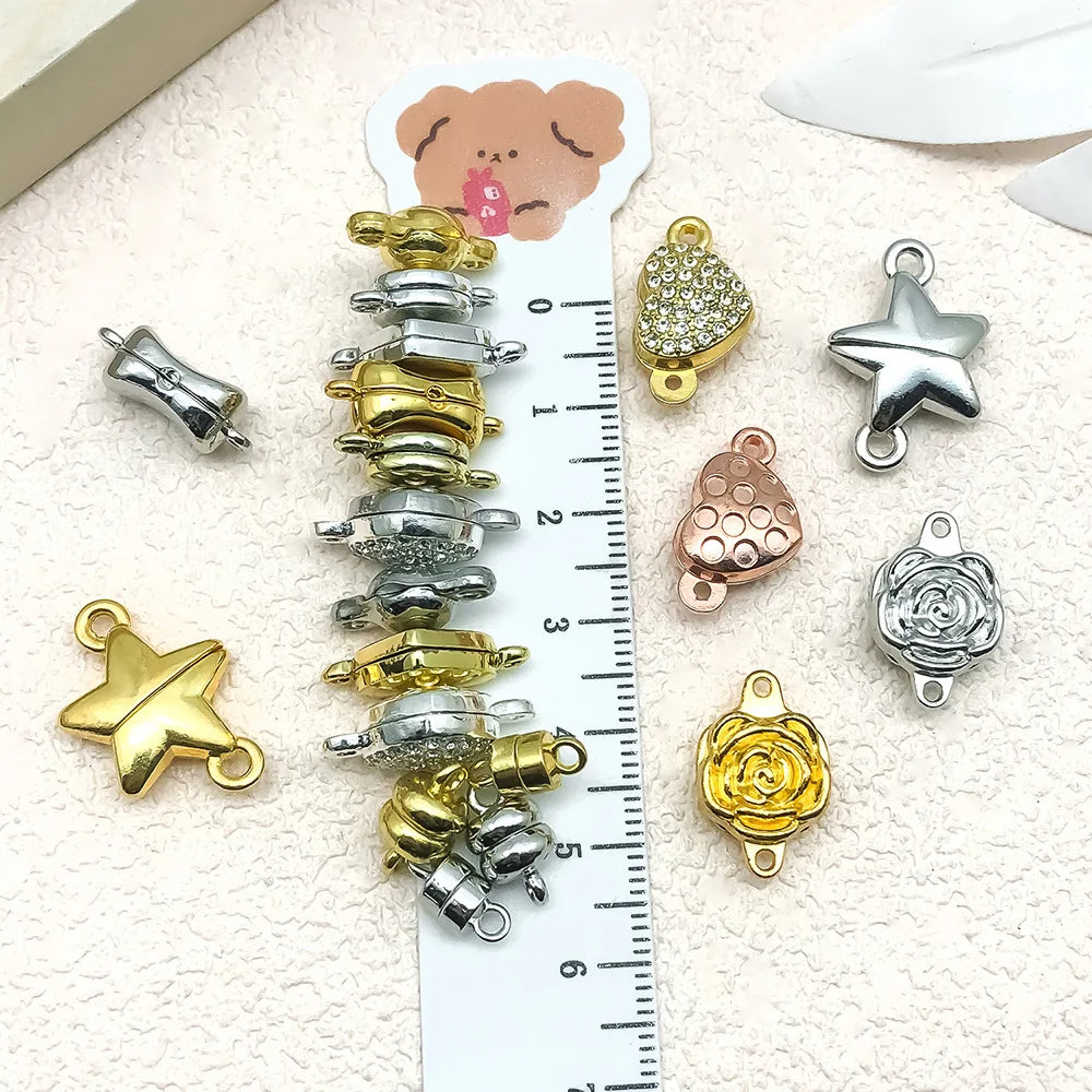 Iron Lobster Clasp Magnetic Clasp Extension Chain Connector for DIY Bracelet Necklace