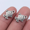 16x11mm 0.95g Multicolor Zinc Alloy Fish Charm Pendant for DIY Ocean Theme Necklace Bracelet Making