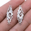 30x10mm 0.9g Multicolor Zinc Alloy Auspicious Cloud Connector Charm for DIY Bracelet Jewelry Making