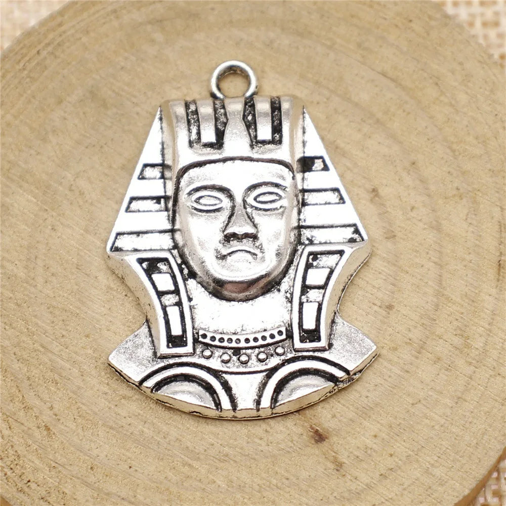 37x26mm 6g Multicolor Zinc Alloy Cleopatra Charm Pendant for DIY Necklace Bracelet Jewelry Making