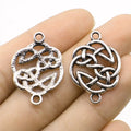 20x29mm 1.9g Antique Silver Zinc Alloy Celtic Knot Connector Charm for DIY Necklace Bracelet Making