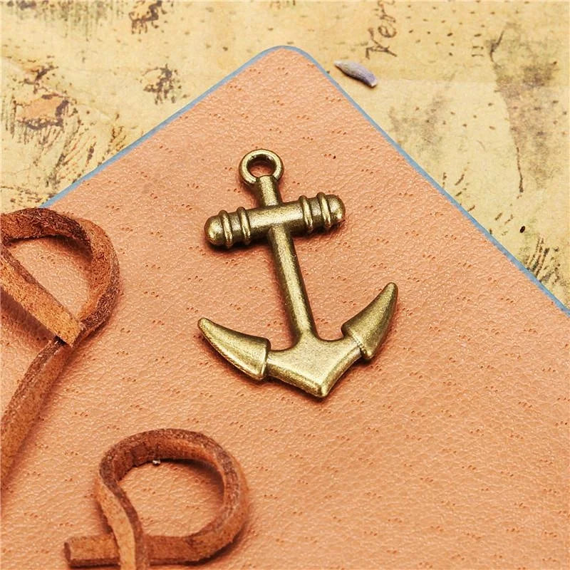 28x20MM Antique Silver Zinc Alloy Charm Pendant for DIY Necklace Bracelet Jewelry Making