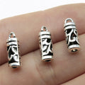 16x6x6mm 1.5g Multicolor Zinc Alloy Carved Weight Shape Tassel Caps for DIY Jewelry Making