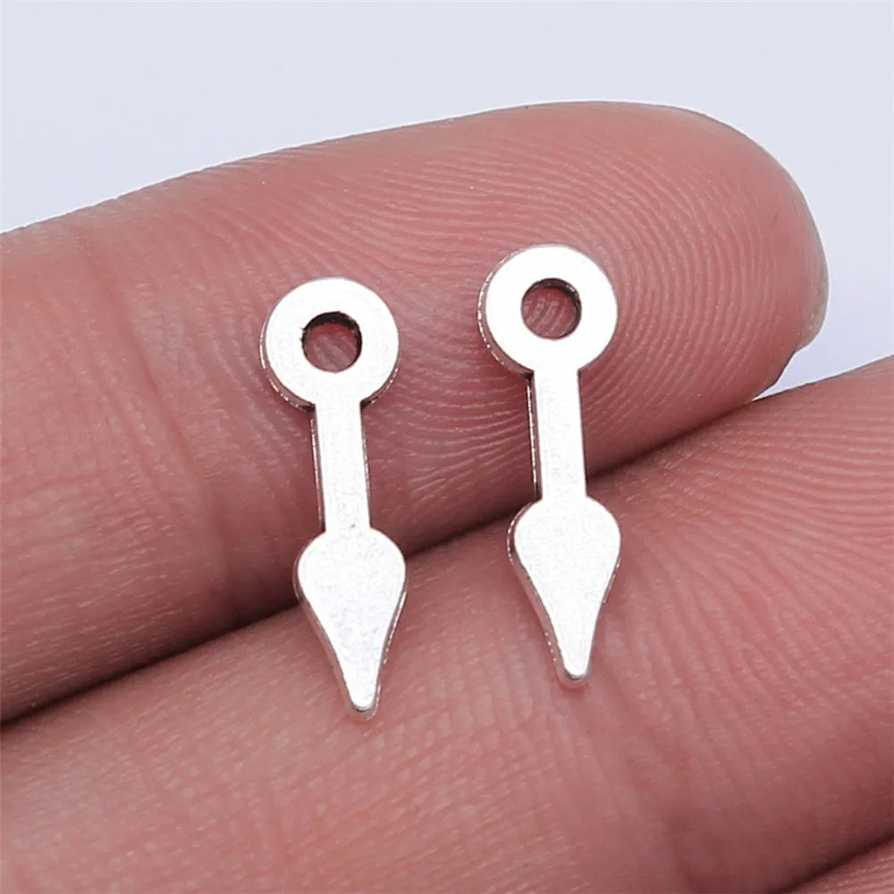 16x5mm 0.4g Zinc Alloy Pointer Charm Pendant for DIY Necklace Bracelet Jewelry Making