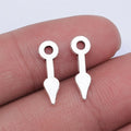 16x5mm 0.4g Zinc Alloy Pointer Charm Pendant for DIY Necklace Bracelet Jewelry Making