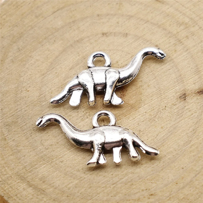 27x12mm 1.4g Multicolor Zinc Alloy Dinosaur Charm Pendant for DIY Necklace Bracelet Jewelry Making