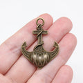 39x29mm 6.8g Multicolor Zinc Alloy Anchor Charm Pendant for DIY Necklace Bracelet Jewelry Making