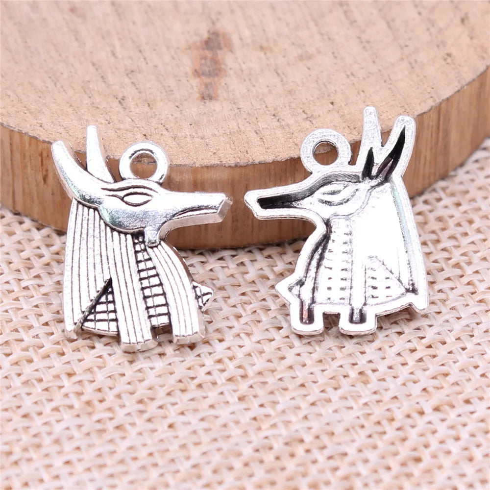 21x16mm 1.7g Multicolor Zinc Alloy Guardian Beast Charm Pendant for DIY Necklace Bracelet Jewelry