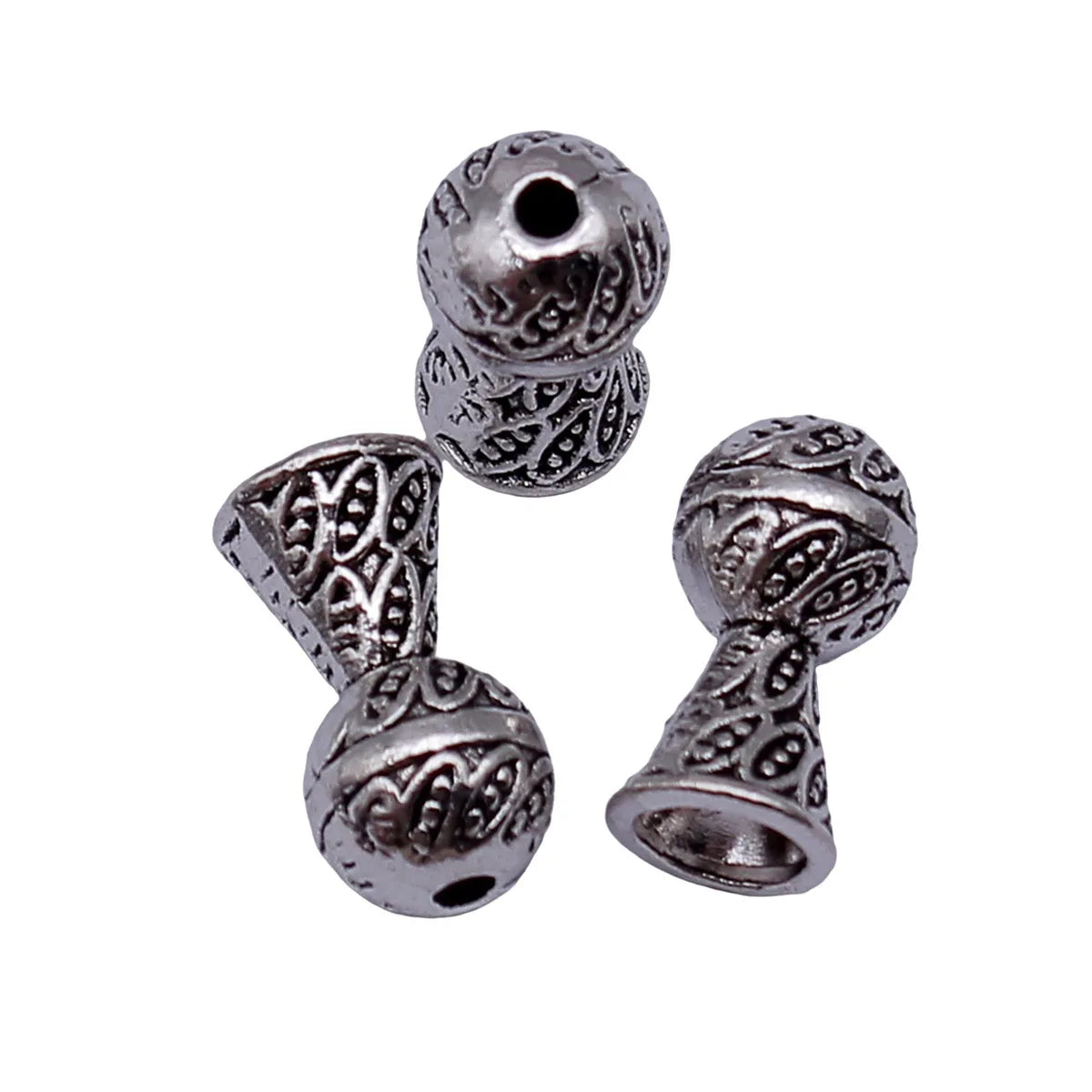 13x7x7mm 1.3g Multicolor Zinc Alloy Ball Head Tassel Cap Pendant for DIY Earrings Necklace Jewelry