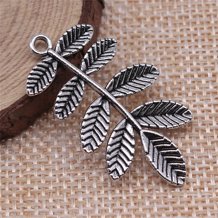 38x22mm 2.8g Multicolor Zinc Alloy Tree Branch Charm Pendant for Necklace Bracelet Jewelry Making