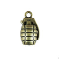 22x11MM Antique Silver Zinc Alloy Grenade Charm Pendant No.323301 for DIY Necklace Bracelet Jewelry Making