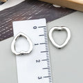Zinc Alloy Hollow Flower Heart Spacer Beads for DIY Beaded Bracelet Necklace