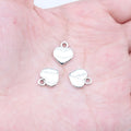 12x10mm 0.81g Multicolor Zinc Alloy Heart Charm Pendant for DIY Necklace Bracelet Jewelry Making