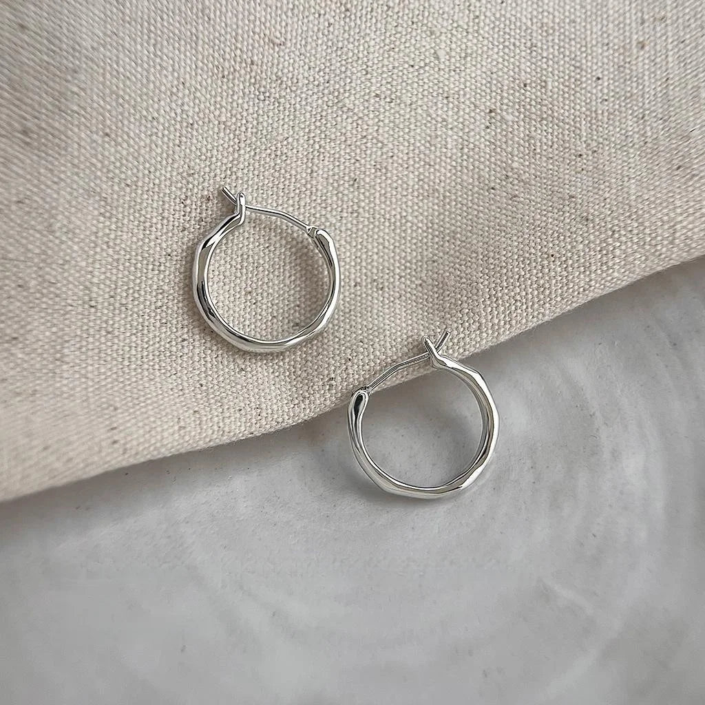 Sweet Cool Style Silver Plated Copper Round Geometric Drop Earrings For Women