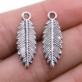 9x25mm 1.4g Multicolor Zinc Alloy Leaf Charm Pendant for DIY Necklace Bracelet Jewelry Making