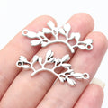 38x16mm 2g Antique Silver Zinc Alloy Tree Branch Connector Charm for DIY Necklace Jewelry Making