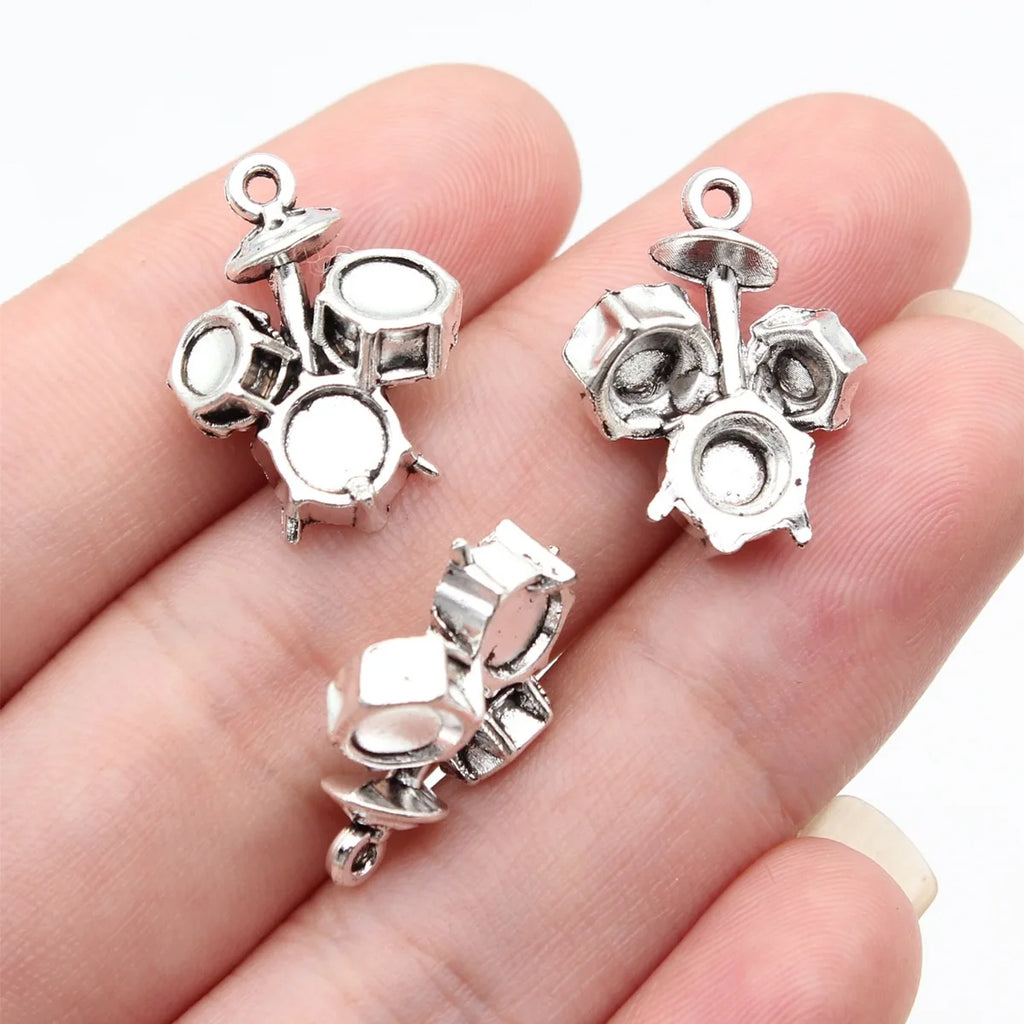 20x16x6.2mm 2.2g Zinc Alloy Charm Pendants for DIY Jewelry Accessories