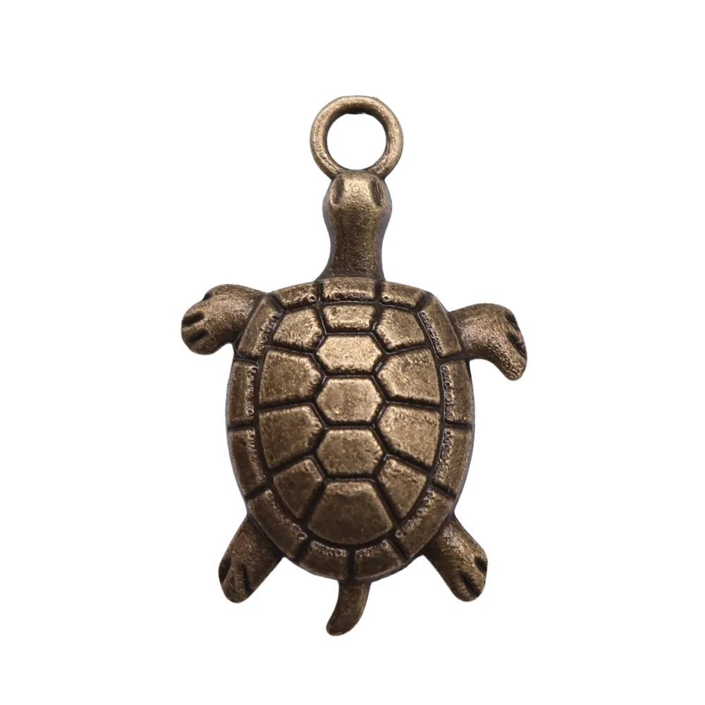 27x17mm 1.5g Multicolor Zinc Alloy Sea Turtle Charm Pendant for DIY Necklace Bracelet Jewelry Making