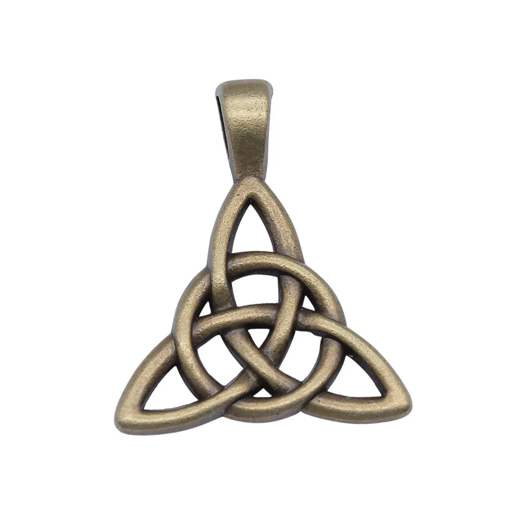 25x30mm 3.6g Antique Bronze Zinc Alloy Celtic Knot Charm Pendant for DIY Necklace Bracelet Making