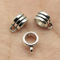 10x8x5mm 0.8g Antique Silver Zinc Alloy Decorative Pendant Bail Connector for DIY Jewelry Making