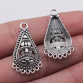 17x30mm 1.6g Multi Color Zinc Alloy Geometric Earring Connector Charms for DIY Jewelry Making