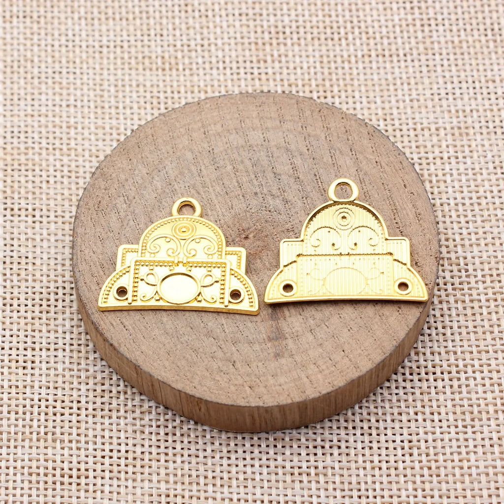 28x23mm 2g Multicolor Zinc Alloy Ethnic Style Connector Charm for Bracelet Necklace DIY Jewelry Making