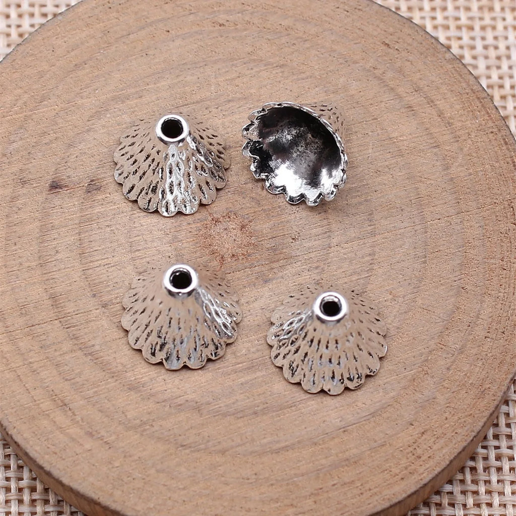 12x12x9mm 0.95g Multicolor Zinc Alloy Cone Tassel Cap jewelry finding for DIY earrings necklace making