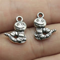 16x12mm 1.1g Multicolor Zinc Alloy Snake Charm Pendant for DIY Necklace Bracelet Making