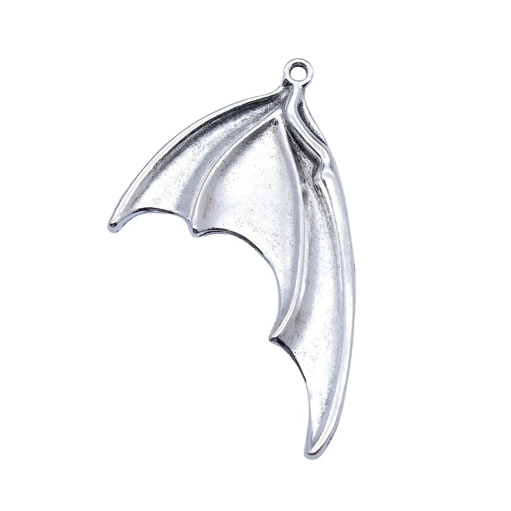 32x53mm 5g Multicolor Zinc Alloy Dragon Wing charm pendant for necklace bracelet DIY jewelry making