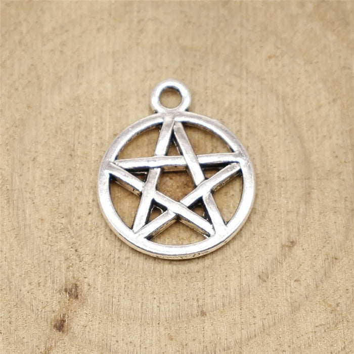 16mm 1.2g Multicolor Zinc Alloy Small Five-Point Star Charm Pendant for DIY Necklace Bracelet Making