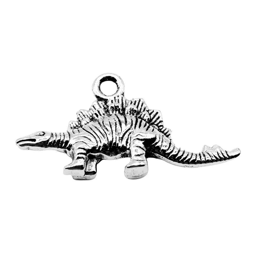 13x26mm 1.8g Multicolor Zinc Alloy Dinosaur Charm Pendant for DIY Bracelet Necklace Making