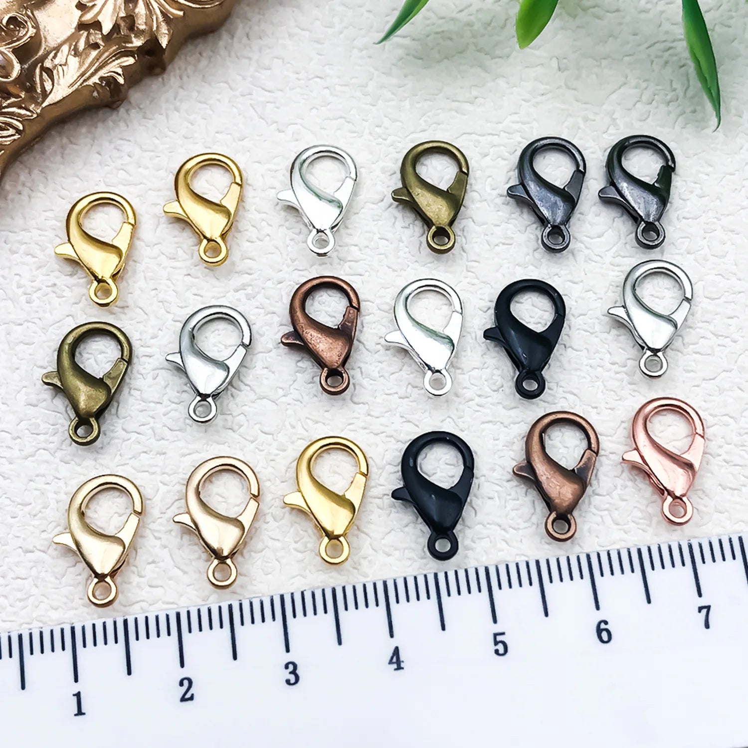 Antique Zinc Alloy Lobster Clasps