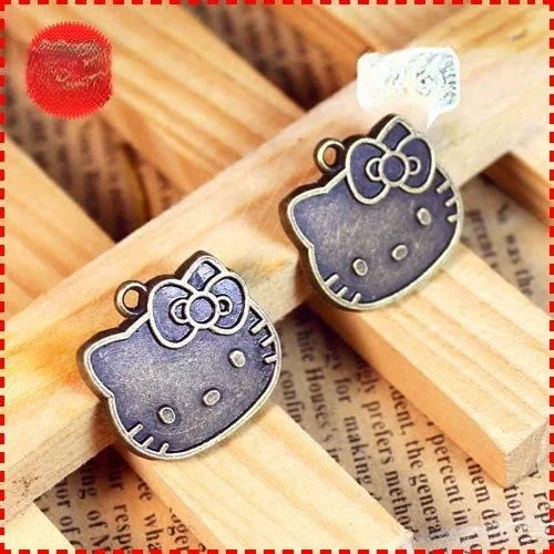 20x20MM Antique Silver Zinc Alloy Charm Pendant for DIY Necklace Bracelet Jewelry Making