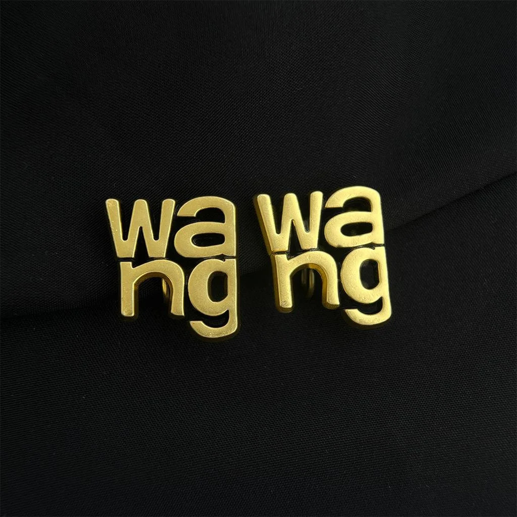 18K Gold Plated Copper Spiral Clip On Drop Earrings, Luxury Non Pierced Fashion Jewelry