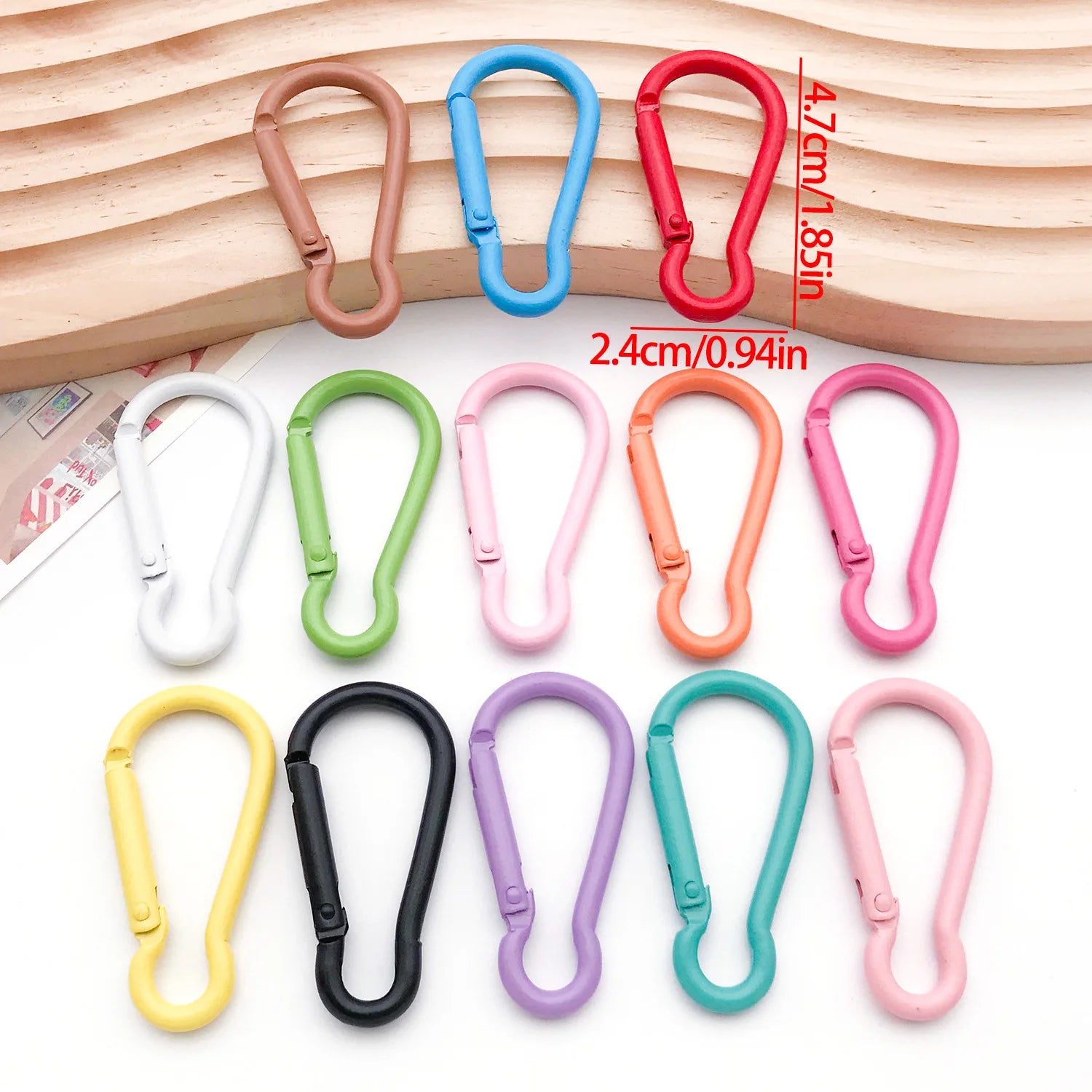 Enamel Zinc Alloy Spring Clasps