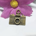 15x14MM Antique Silver Zinc Alloy Camera Charm Pendant for DIY Necklace Bracelet Jewelry Making