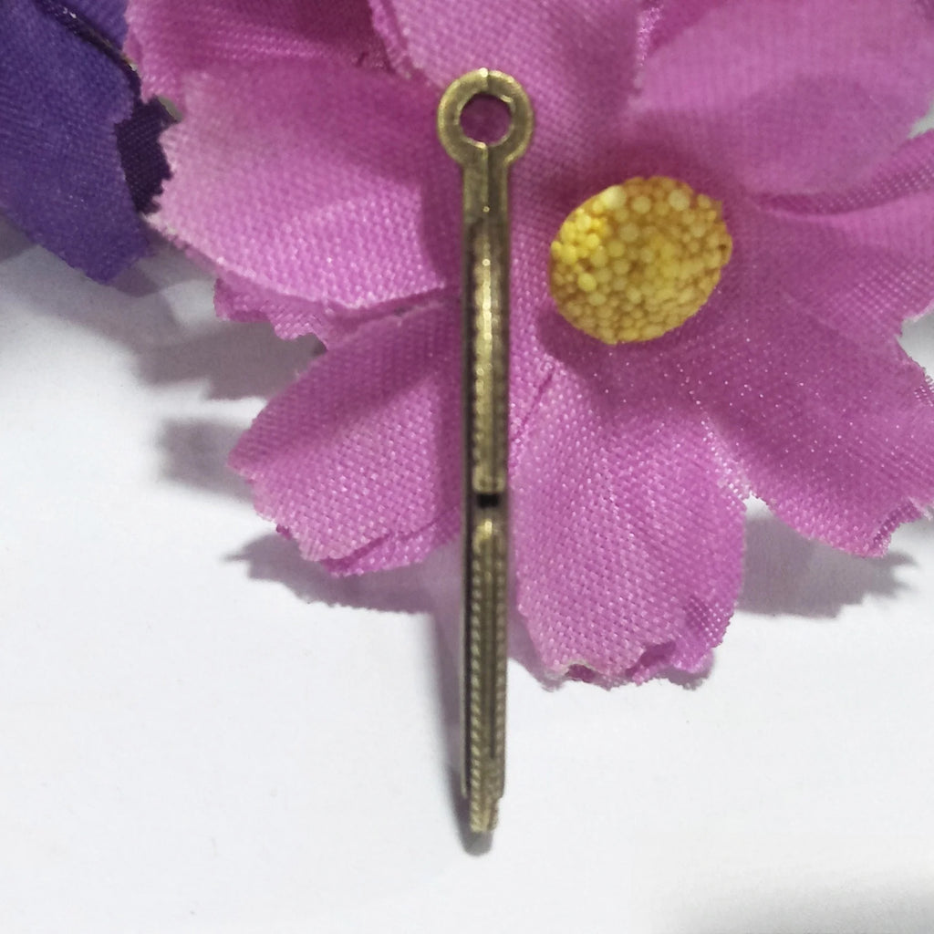 30x9MM Zinc Alloy Feather Charm Pendant for DIY Necklace Bracelet Jewelry Making