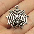 30x27mm 3.3g Multicolor Zinc Alloy Spider Web Charm Pendant for DIY Necklace Bracelet Jewelry Making