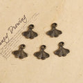 13x12MM Zinc Alloy Ginkgo Leaf Charm Pendant for DIY Necklace Bracelet Jewelry Making
