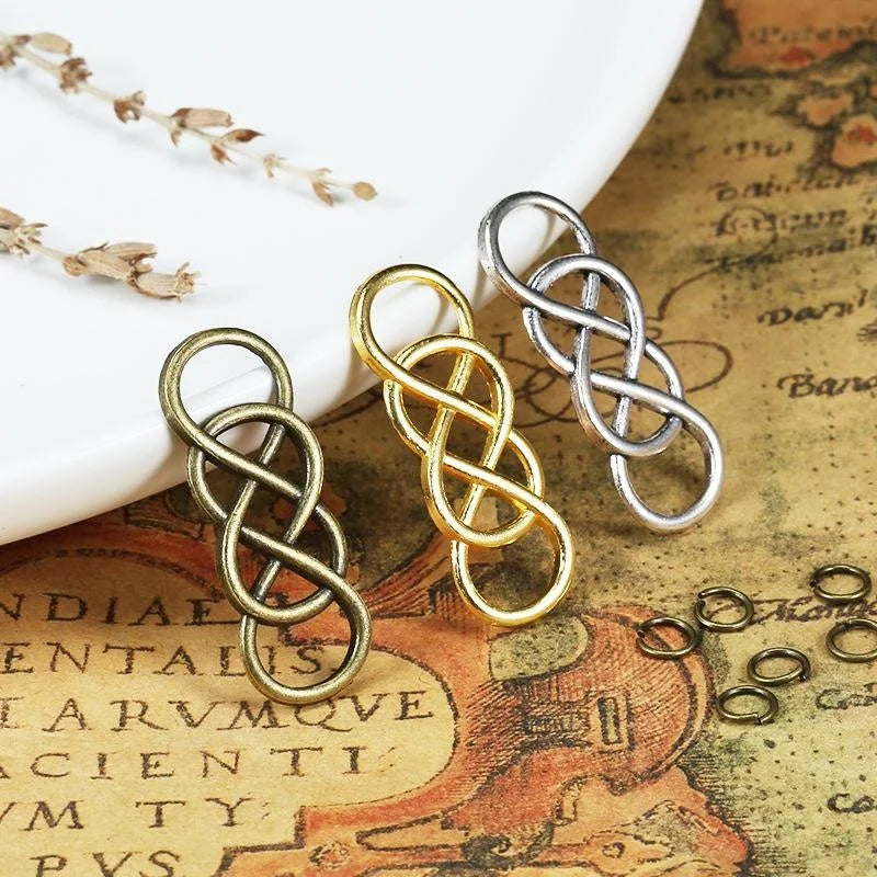 32x12MM Zinc Alloy Charm Pendant for DIY Necklace Bracelet Jewelry Making