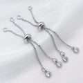 Silicone Heart Extension Chain for Necklace Bracelet Jewelry Findings