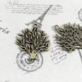 30x25MM Antique Silver Zinc Alloy Tree Of Life Charm Pendant for DIY Necklace Bracelet Jewelry Making