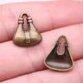 18x15mm 1g Multicolor Zinc Alloy Bag Charm Pendant for DIY Necklace Keychain Jewelry Accessories
