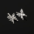 Luxury Sparkling Zircon Butterfly Stud & Clip On No Piercing Ear Cuff Jewelry Accessories Earrings