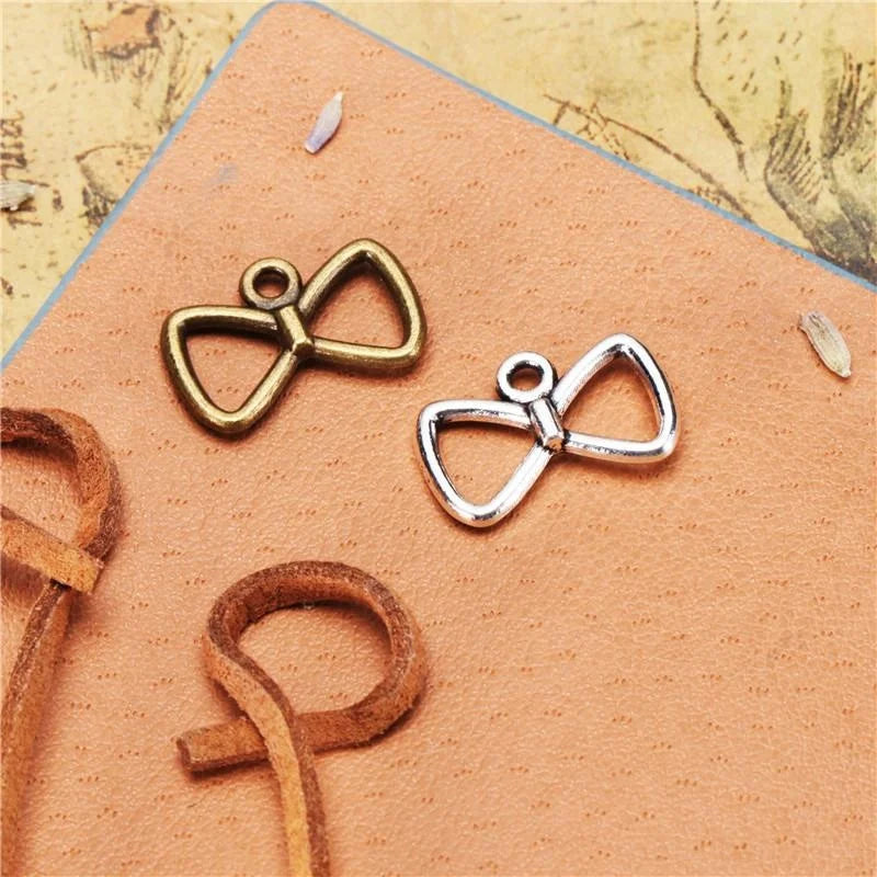 18x12MM Zinc Alloy Butterfly Hollow Double Sided Charm Pendant for DIY Necklace Bracelet Jewelry Making