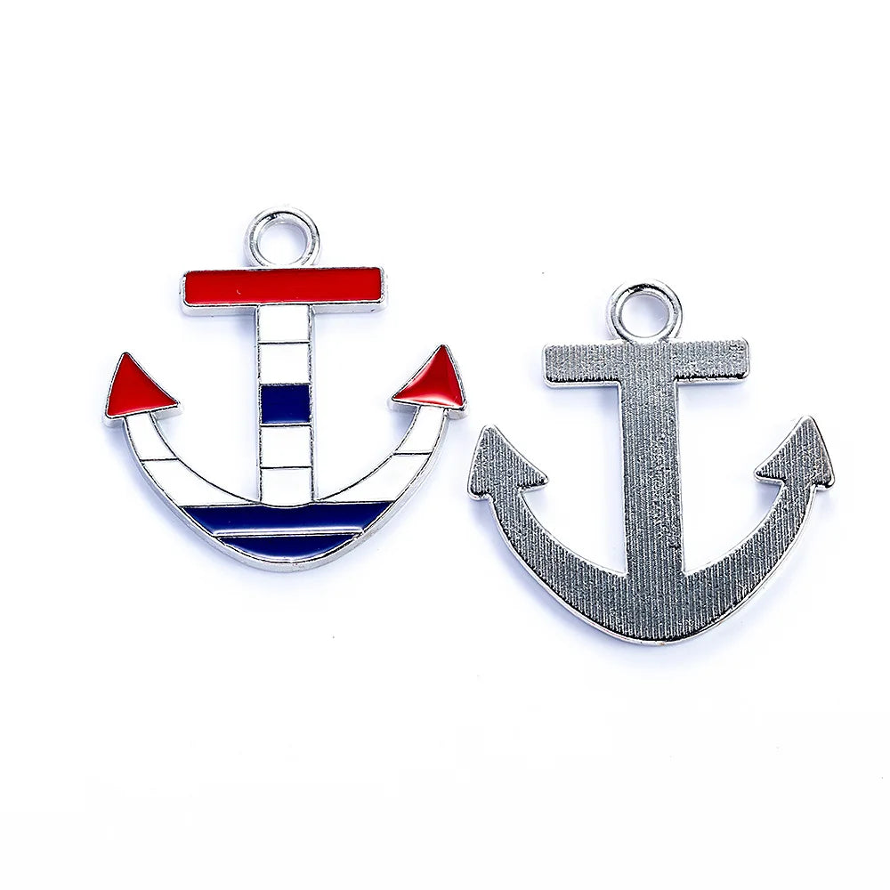 32x30mm Zinc Alloy Anchor Charm Pendant for DIY Necklace Bracelet Jewelry Making