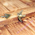 22x17MM Antique Silver Zinc Alloy Swallow Charm Pendant for DIY Necklace Bracelet Jewelry Making