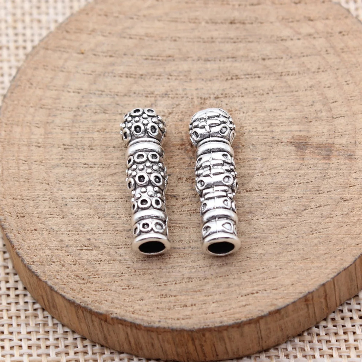 23x7.1mm 1.8g Multicolor Zinc Alloy Gourd Head Spacer Beads for Rosary Prayer Bead Jewelry Making